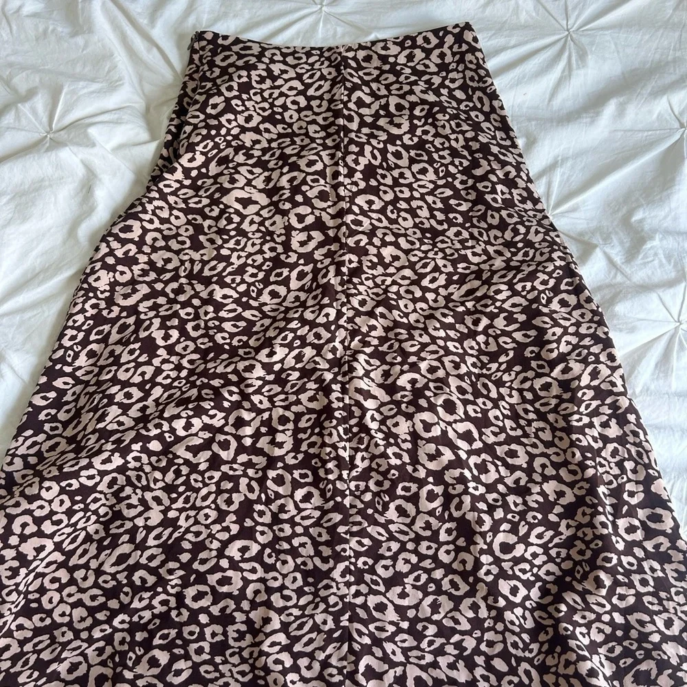 SHEIN Leopard Print Brown Skirt - Picture 5 of 5